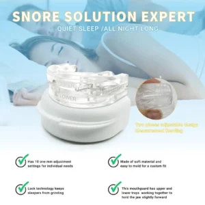 Alternative view of Adjustable Anti-Snoring Mouth Guard  Mouthpiece Sleeping Devices Bruxism Snoring Stopper Improve Sleep Mouthpiece